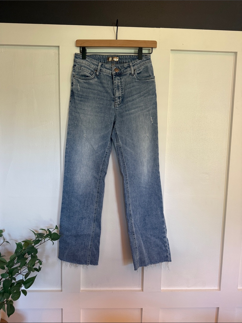 Kut from the Kloth Light Wash Wide-Leg Jeans